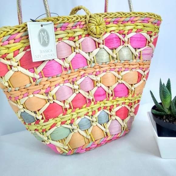 🌿ANTHROPOLOG WOVEN BAG🌿 - Picture 2 of 10